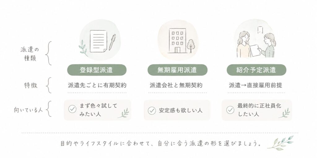 派遣の種類
