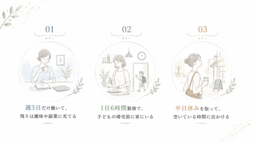 自分の時間・働き方を最優先にしたい人
